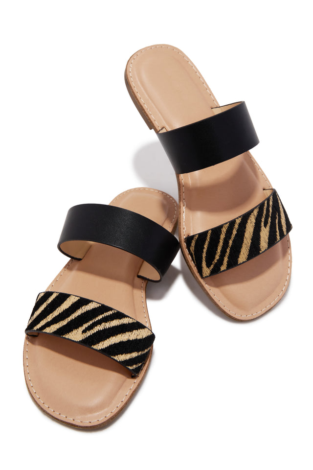 Load image into Gallery viewer, Isabella Slide Sandals - Zebra