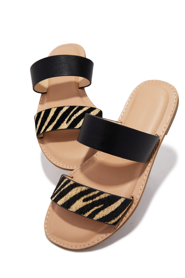 Load image into Gallery viewer, Isabella Slide Sandals - Zebra