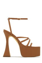 Load image into Gallery viewer, Camel Platform High Heels