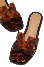 Load image into Gallery viewer, Amber Flat Slip On Sandals - Tortoise