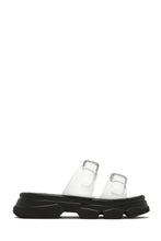 Load image into Gallery viewer, White Platform Sandals