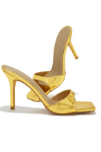 Load image into Gallery viewer, Beautiful Gold Tone Slip On Mules