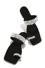 Load image into Gallery viewer, Black Embellished Sandals