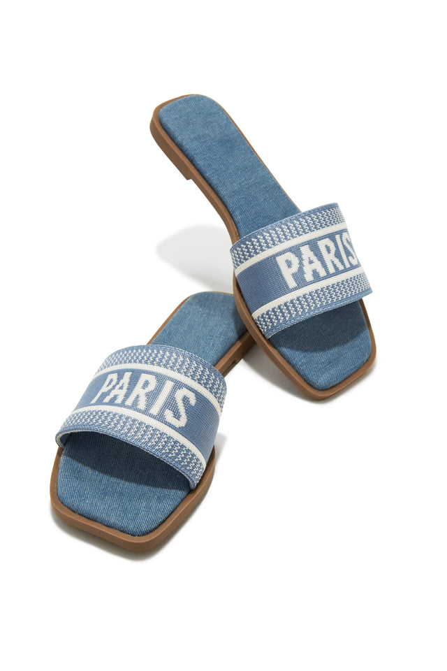 Load image into Gallery viewer, Blue Summer Sandals