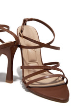 Load image into Gallery viewer, Antonia Strappy Mid Heels - Brown
