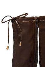 Load image into Gallery viewer, Ayanna Over The Knee Block Heel Boots - Brown