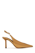 Load image into Gallery viewer, Yadira Slingback Pointed Toe Pumps – Bronze