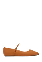 Load image into Gallery viewer, Hannah Mary Jane Ballet Flats – Tan