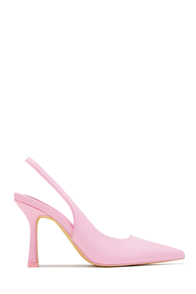 Load image into Gallery viewer, Kelly Slingback Pointed Toe Heels - Pink