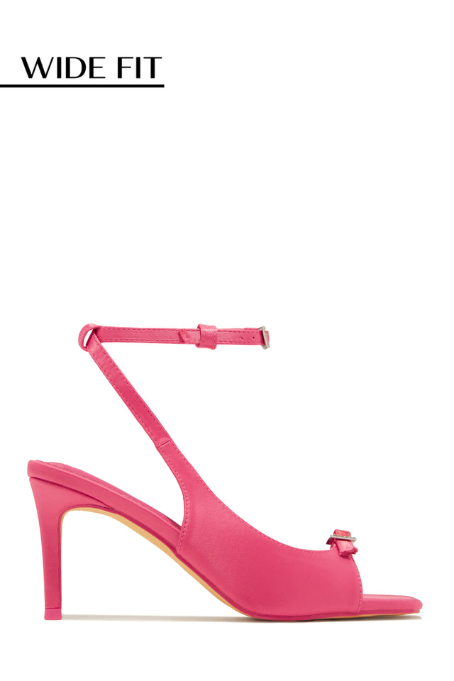 Load image into Gallery viewer, Ella Peep Toe Single Sole Heels - Pink