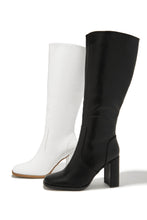 Load image into Gallery viewer, Paula Block Heel Boots - White