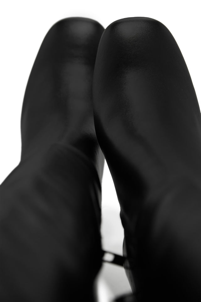 Load image into Gallery viewer, Viri Block Heel Knee High Boots - Black