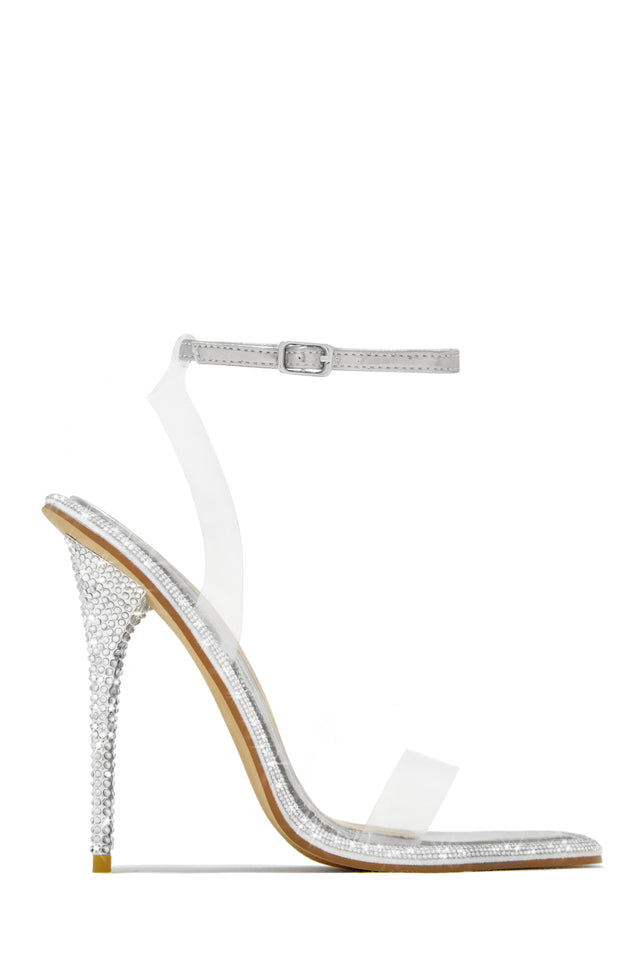 Load image into Gallery viewer, Unforgettable Nights Embellished High Heels - Black