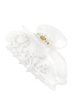 Load image into Gallery viewer, Special Day Embellished Hair Clip - White