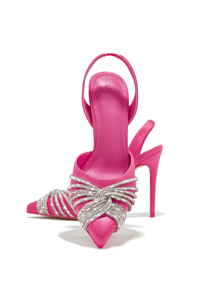 Load image into Gallery viewer, Pink Embellished high Heels