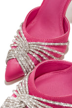 Load image into Gallery viewer, Pink Rhinestone Heels