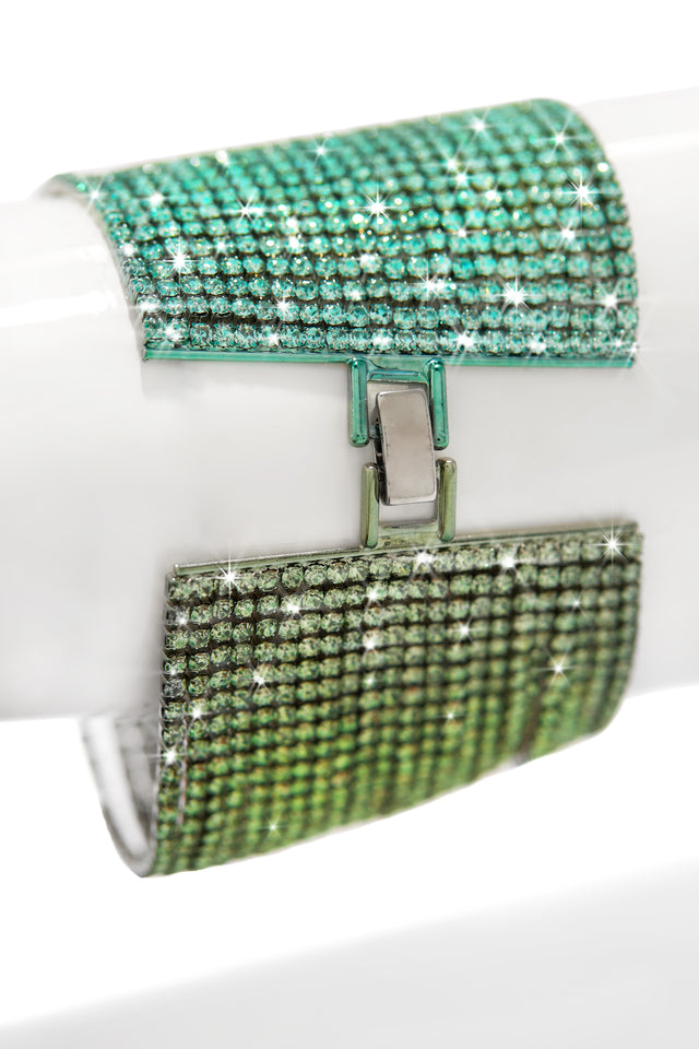Load image into Gallery viewer, Green Embellished Bracelet