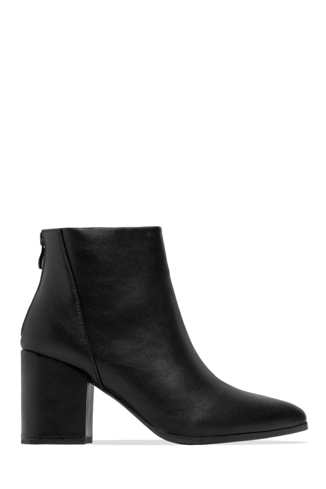 Load image into Gallery viewer, Sienna Block Heel Ankle Boots - Black