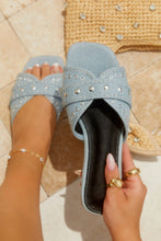 Load image into Gallery viewer, Aya Slip On Sandals - Light Denim