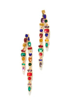 Load image into Gallery viewer, Vico Embellished Dangle Earring - Gold Multi
