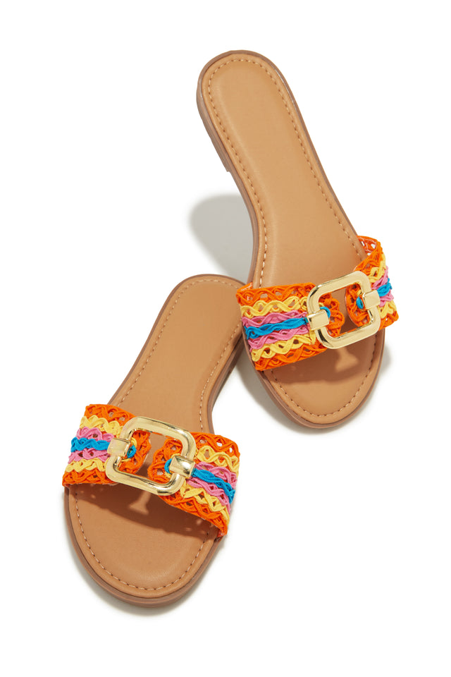 Load image into Gallery viewer, Multi Print Slip On Sandals
