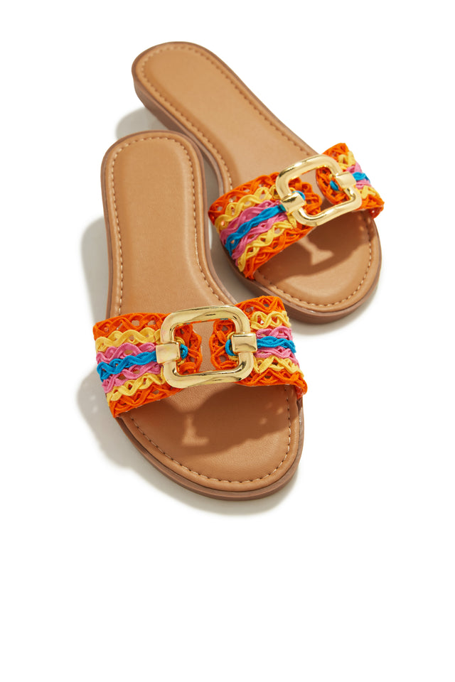 Load image into Gallery viewer, Multi Print Slip On Sandals
