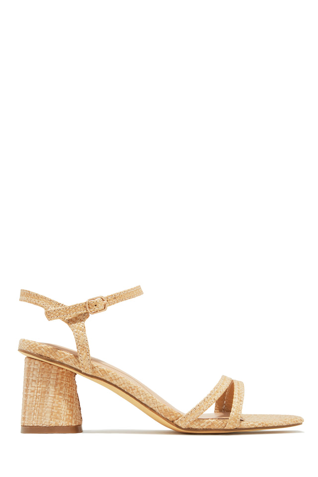 Load image into Gallery viewer, Natural Chunky Heels