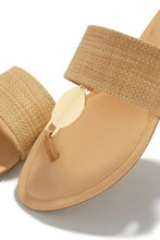Load image into Gallery viewer, Island Bliss Slip On Sandals - Natural