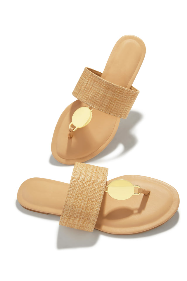 Load image into Gallery viewer, Island Bliss Slip On Sandals - Natural