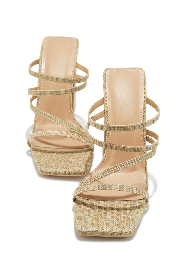 Load image into Gallery viewer, Jaziel Block Heel Mules - Natural