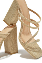 Load image into Gallery viewer, Jaziel Block Heel Mules - Natural