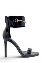 Load image into Gallery viewer, Monaco Patent Cuff Heels - Black