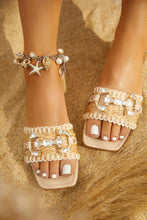 Load image into Gallery viewer, Women Wearing Nude Slip On Sandals