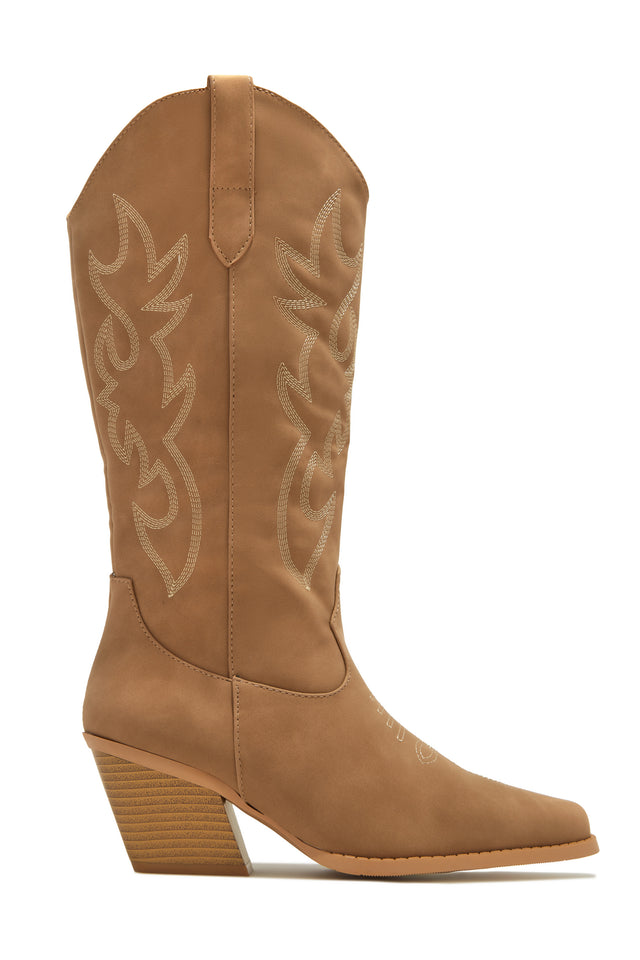 Load image into Gallery viewer, Nude Western Cowgirl Boots