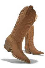 Load image into Gallery viewer, Festival Girl Cowgirl Boots - Nude Nubuck