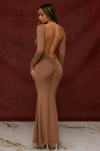 Load image into Gallery viewer, Latte Nude Maxi Skirt