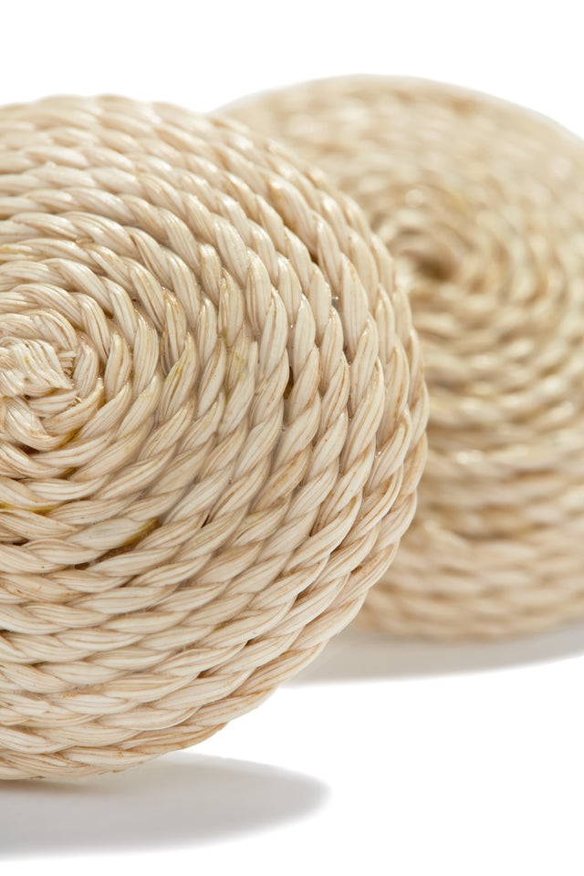 Load image into Gallery viewer, Summer Statement Straw Earrings
