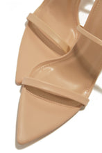 Load image into Gallery viewer, Nude Open Pointed Toe High Heels
