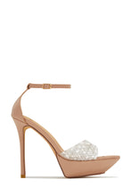 Load image into Gallery viewer, Nude Platform Heels