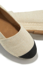 Load image into Gallery viewer, Beach Babe Platform Espadrille Flats - Nude