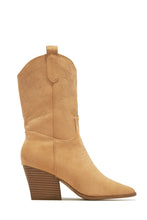 Load image into Gallery viewer, Camel Cowgirl Boots