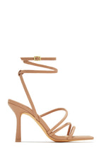 Load image into Gallery viewer, Nude Strappy Heels