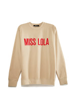 Load image into Gallery viewer, Miss Lola Exclusive Crewneck Sweater - Nude