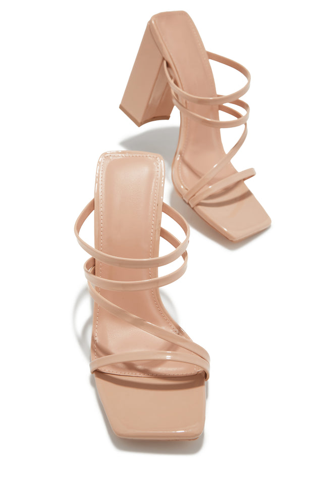 Load image into Gallery viewer, Jaziel Block Heel Mules - Nude