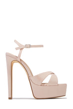 Load image into Gallery viewer, Hot Bombshell Platform High Heels - Nude