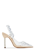 Load image into Gallery viewer, Gianella Embellished Slingback Pump Heels - Pink