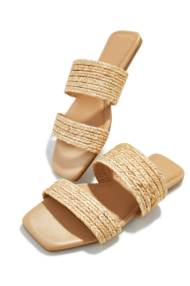 Load image into Gallery viewer, Paradise Found Slip On Sandals - Nude