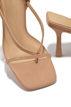 Load image into Gallery viewer, Eren Ankle Strap Heels - Nude