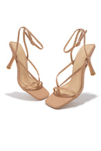 Load image into Gallery viewer, Eren Ankle Strap Heels - Nude