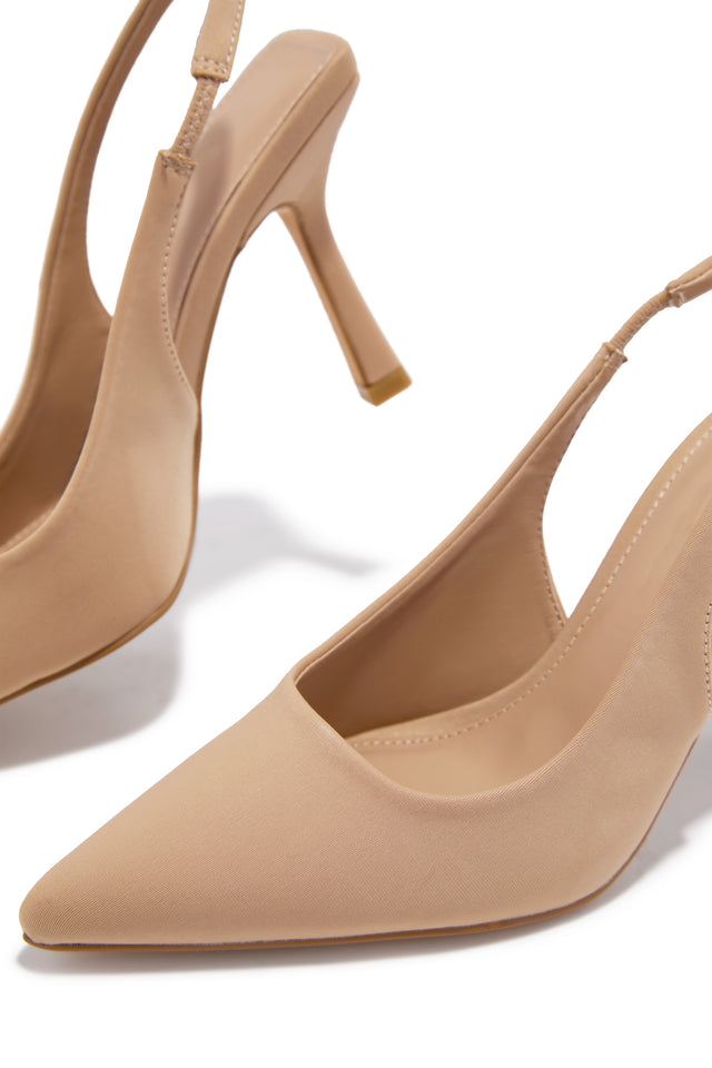 Load image into Gallery viewer, Cari Slingback Pumps - Nude